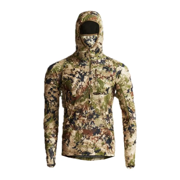 Core Lightweight Hoodie in Green camouflage