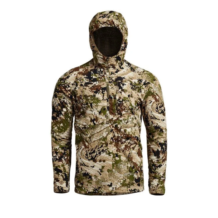 Ambient Fleece Hoodie in Green camouflage