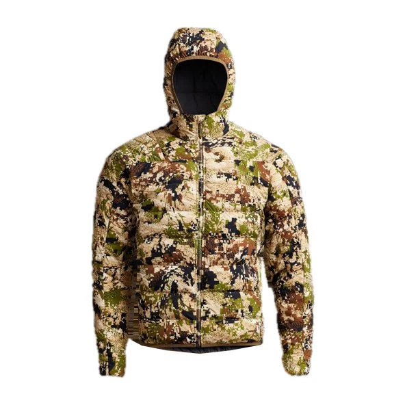 Kelvin Lite Down Jacket in Green camouflage